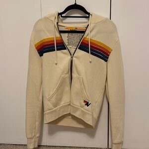 Aviator Nation Tan Zip Up XS